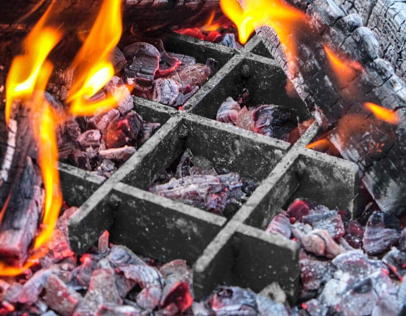 IRON EMBERS FIRE GRATE SMALL