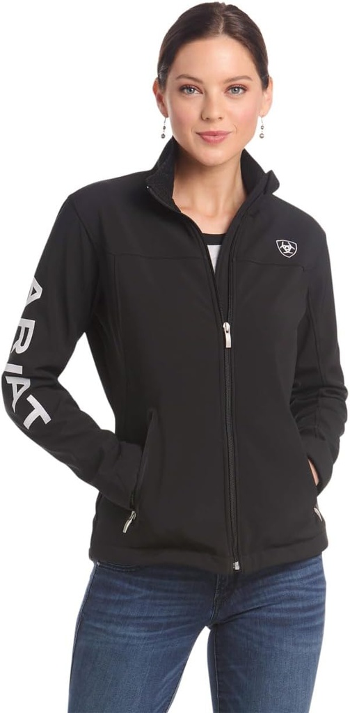 DV - ARIAT WOMENS NEW TEAM SOFTSHELL JACKET BLACK SML