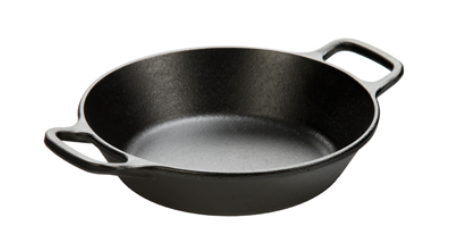 LODGE DUAL HANDLE CAST IRON SKILLET 10.25&quot; BLACK