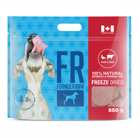 DMB - FORMULA RAW DOG FREEZE DRIED DUCK & BEEF 850G