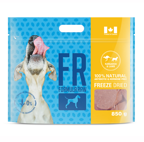 FORMULA RAW DOG FREEZE DRIED KANGAROO &amp; LAMB 850G