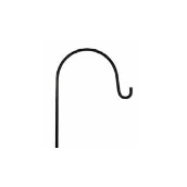 PACIFIC RIM SINGLE SHEPHERD HOOK 48&quot; BLACK