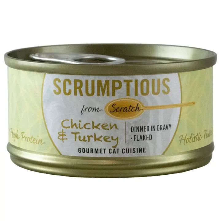 SCRUMPTIOUS FROM SCRATCH CAT CHICKEN &amp; TURKEY 79G