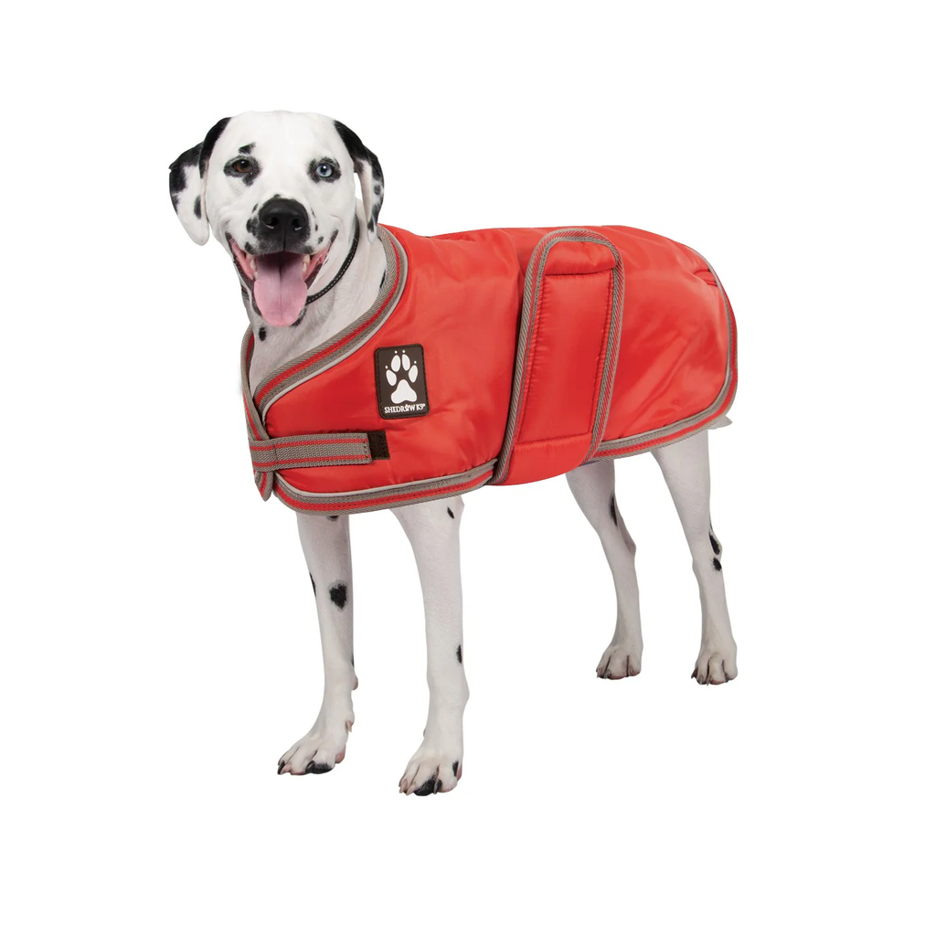 SHEDROW VAIL DOG COAT EQUESTRIAN RED (S)