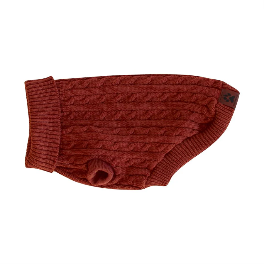 SHEDROW BRENTWOOD PLUS SWEATER FIRE WHIRL RED (XXL)