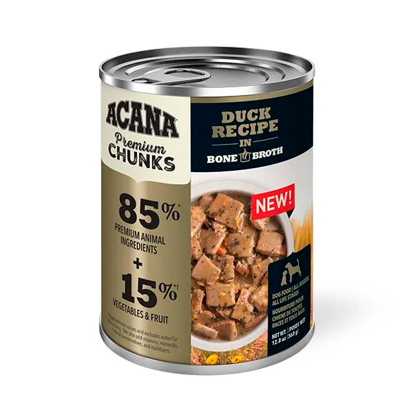 ACANA DOG PREMIUM PATE DUCK 363g (12.8OZ)