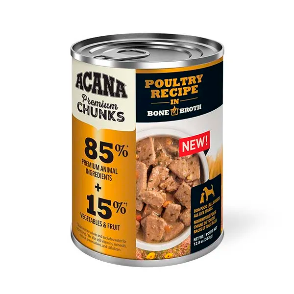 ACANA DOG POULTRY PREMIUM PATE 363g (12.8OZ)