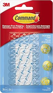 COMMAND 17026CLR-C DECORATIVE CLIP CLEAR