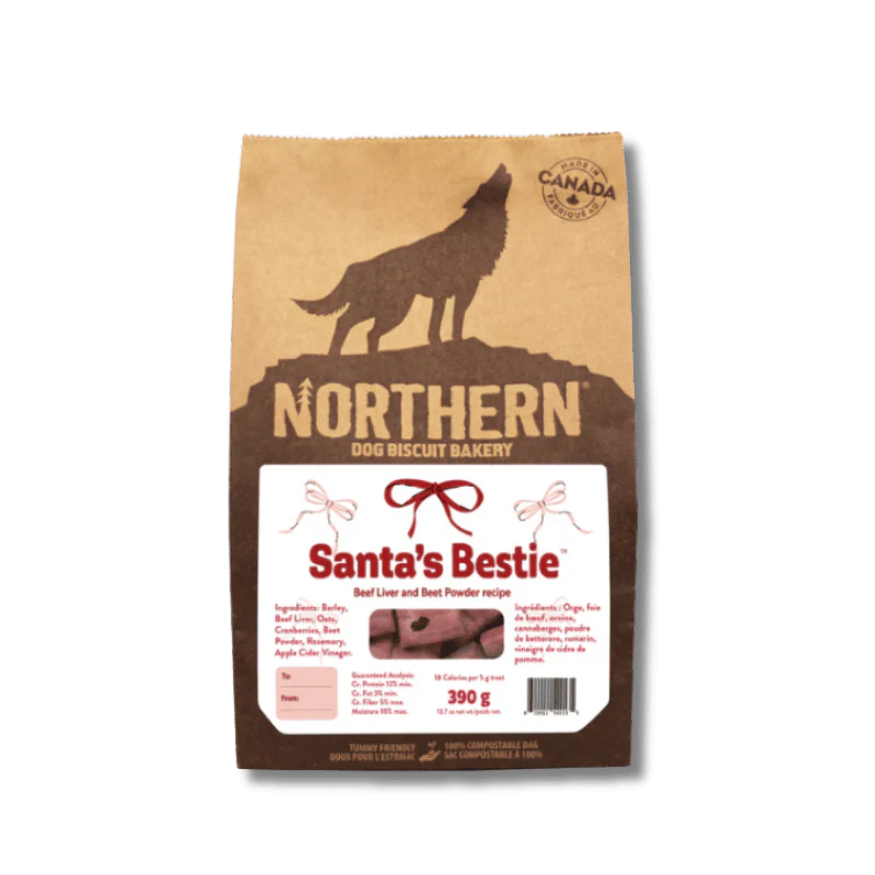 NORTHERN BISCUIT DOG SANTAS BESTIE TREATS 390G XMAS 2025