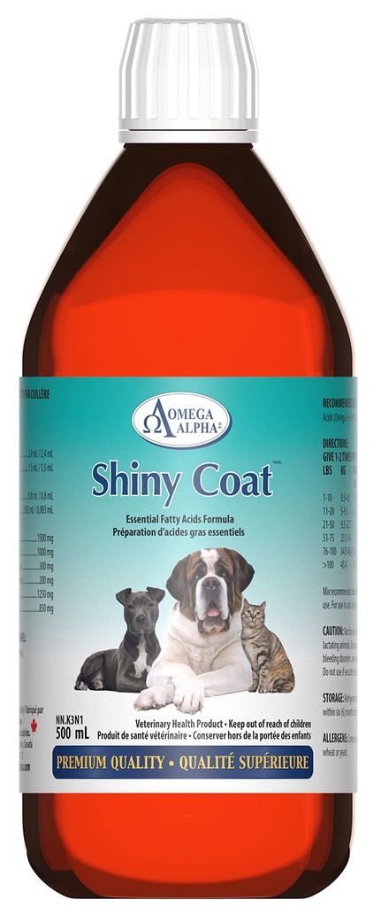 OMEGA ALPHA PET SHINY COAT 500ML
