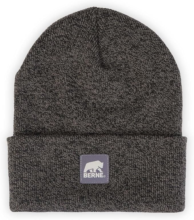 BERNE HERITAGE KNIT CUFF BEANIE BRINDLE (OS)