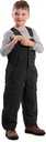 BERNE YOUTH SOFTSTONE INSULATED BIB OVERALL BLACK (L)