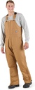 BERNE MENS HERITAGE INSULATED DUCK BIB OVERALL BROWN (M)