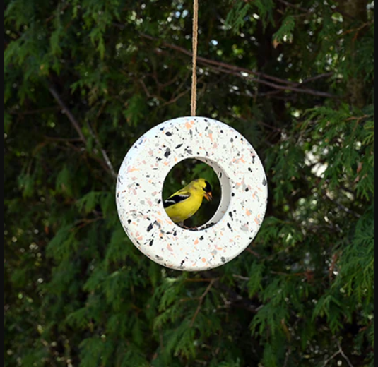 PINEBUSH MIXED SEED AVISTRY RING FEEDER CERAMIC 7"