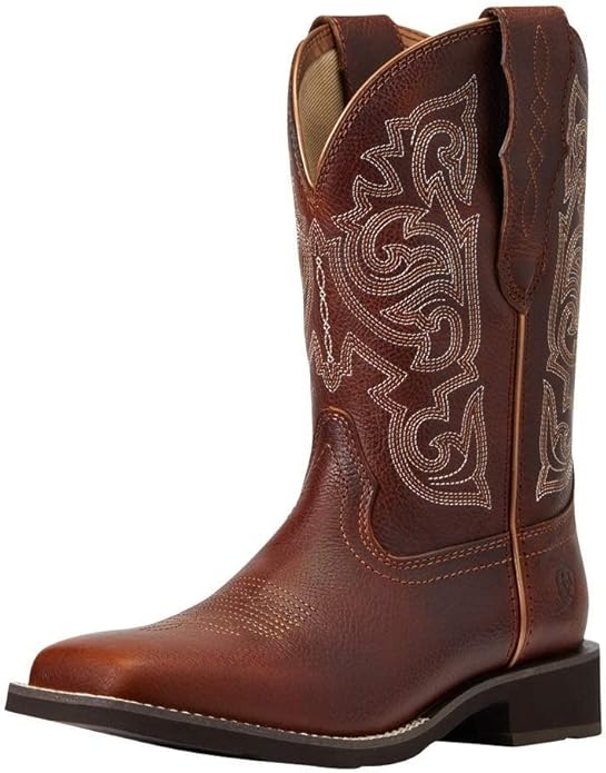 ARIAT WOMENS WESTERN BOOT DELILAH STRETCHFIT SPICED CIDER 9.5