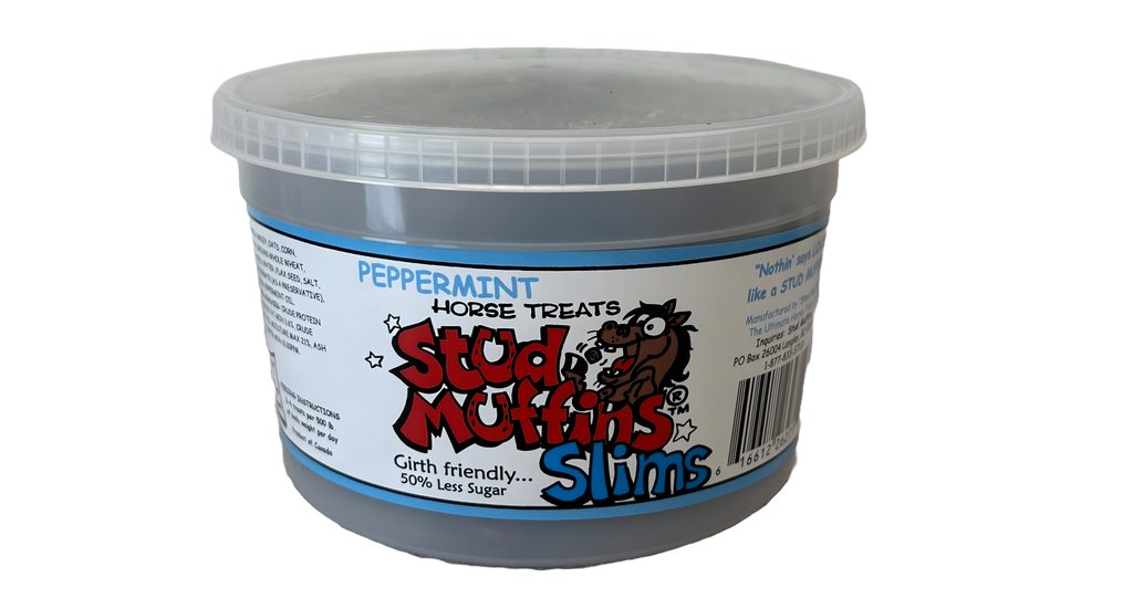 STUD MUFFINS SLIMS PEPPERMINT HORSE TREATS 600G