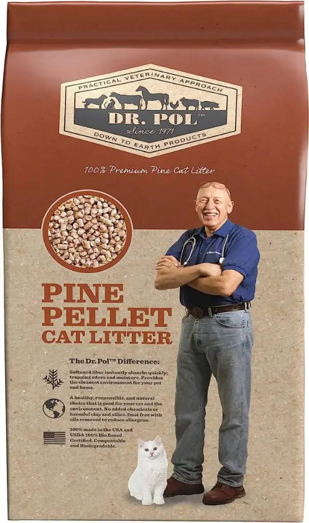 SB - DR POL PREMIUM PINE PELLETS LITTER 25LB   