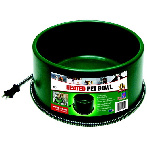 [10038112] FARM INNOVATORS HEATED PET BOWL 1 QUART (QT-1)