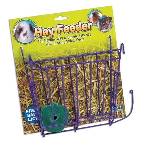 [10038806] DR - WARE CHEW PROOF HAY FEEDER W/ SALT LICK