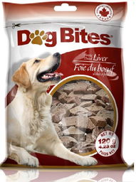 [10039754] DOG BITES FREEZE DRIED BEEF LIVER 120G