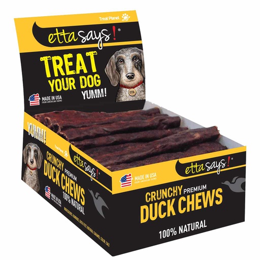 [10040146] DMB - ETTA SAYS! CRUNCHY DUCK CHEWS 4.5"