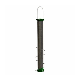 [10048728] DV - DROLL YANKEE METAL FINCH FEEDER GREEN 23&quot;