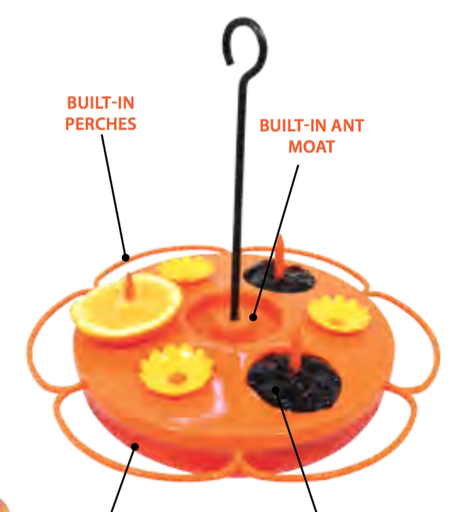 [10049136] PINEBUSH ORIOLE TRAY FEEDER FOR NECTAR & JELLY