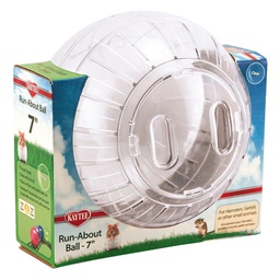[10065854] KAYTEE RUN ABOUT BALL CLEAR 7&quot;