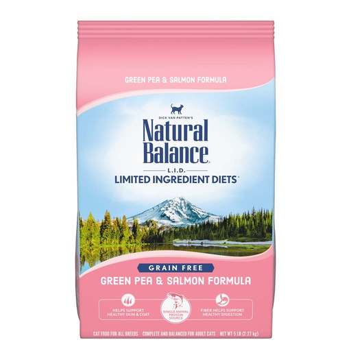 [10071252] NATURAL BALANCE CAT LID GF SALMON & GREEN PEA 10LB