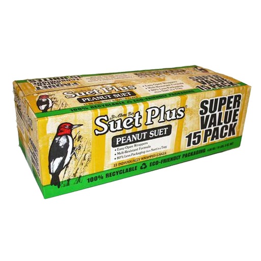[10073988] WILDLIFE SCIENCE SUET PLUS VALUE PEANUT (15PK)