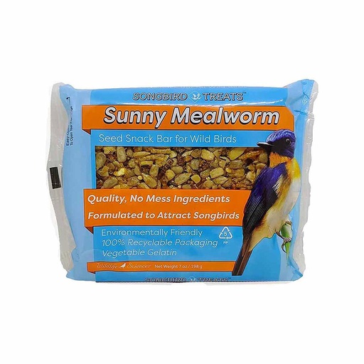 [10079546] WILDLIFE SCIENCE SONGBIRD TREAT SUNNY MEALWORM 7OZ