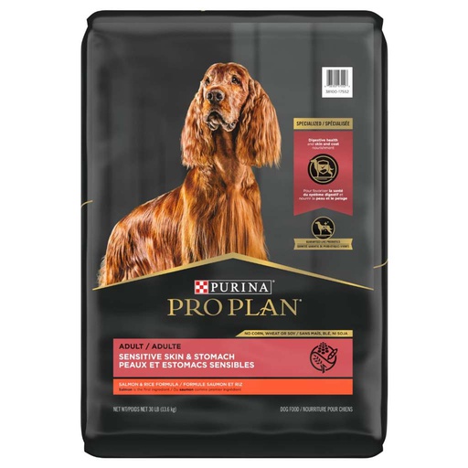 [10079656] PRO PLAN DOG SENSITIVE SKIN & STOMACH SALMON & RICE 13.6KG