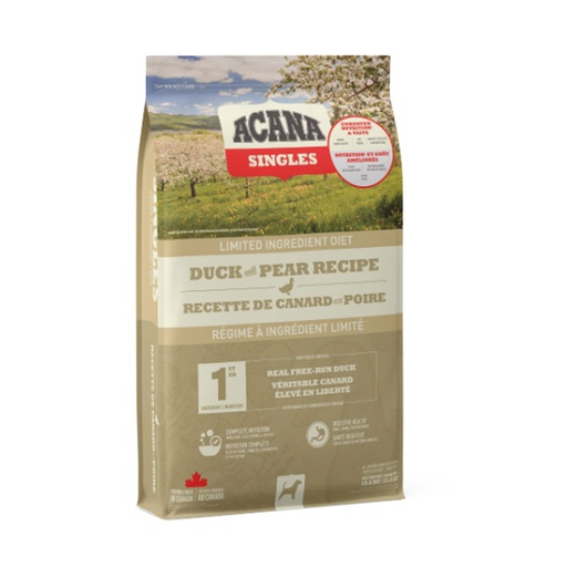 [10080640] ACANA DOG SINGLES DUCK & PEAR 5.4KG
