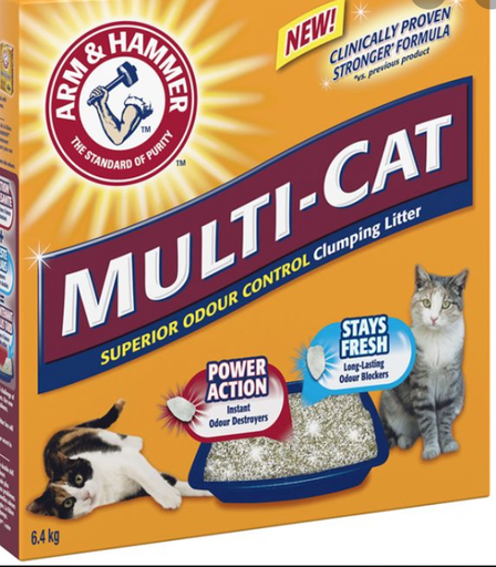 [10083218] ARM & HAMMER MULTICAT LITTER 6.4KG