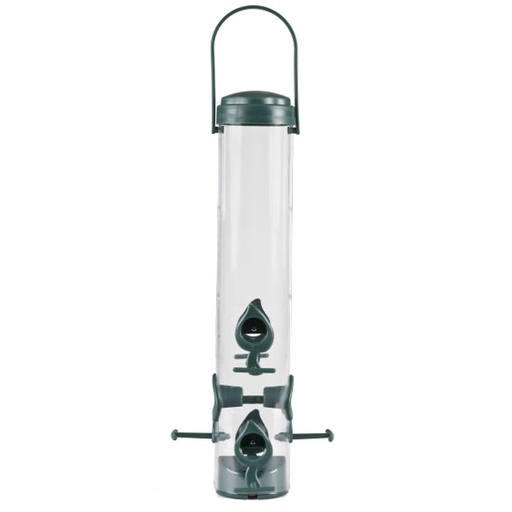 [10086144] DV - MORE BIRDS MIXED TUBE FEEDER 4 FEED PORTS 15" METAL