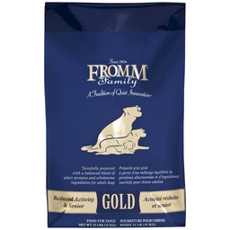 [10086310] FROMM DOG GOLD REDUCED ACTIVITY &amp; SENIOR 13.61KG (NAVY) 