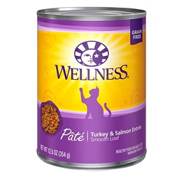 [10088302] WELLNESS CAT COMPLETE HEALTH TURKEY &amp; SALMON PATE 12.5OZ