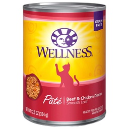 [10088306] WELLNESS CAT COMPLETE HEALTH BEEF &amp; CHICKEN PATE 12.5OZ