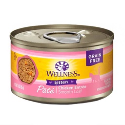 [10088336] DMB - WELLNESS CAT COMPLETE HEALTH KITTEN CHICKEN PATE 3.2OZ