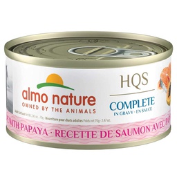 [10089518] SO - ALMO CAT HQS COMPLETE SALMON W PAPAYA IN GRAVY  CAN 70G