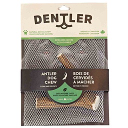 [10089722] DENTLER WHOLE NATURAL ANTLER DOG CHEW MED