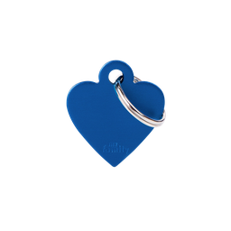 [10089976] MY FAMILY ALUMINUM HEART BLUE S