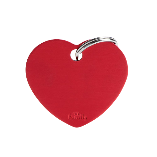 [10089986] MY FAMILY BASIC ALUMINUM HEART RED L