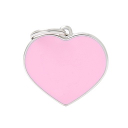 [10090042] MY FAMILY HANDMADE HEART PINK L