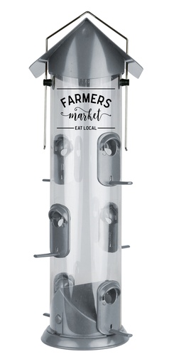 [10090636] DMB - WILD WINGS FARMHOUSE DELUXE EASY CLEAN METAL FEEDER 3QT