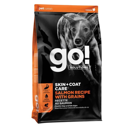 [10090912] GO DOG SKIN & COAT SALMON 3.5LB