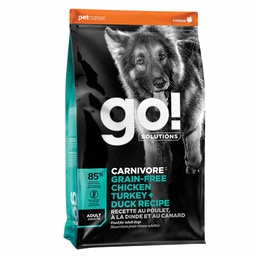 [10090962] DMB - GO DOG CARNIVORE GRAIN FREE CHICKEN TURKEY DUCK ADULT 3.5LB