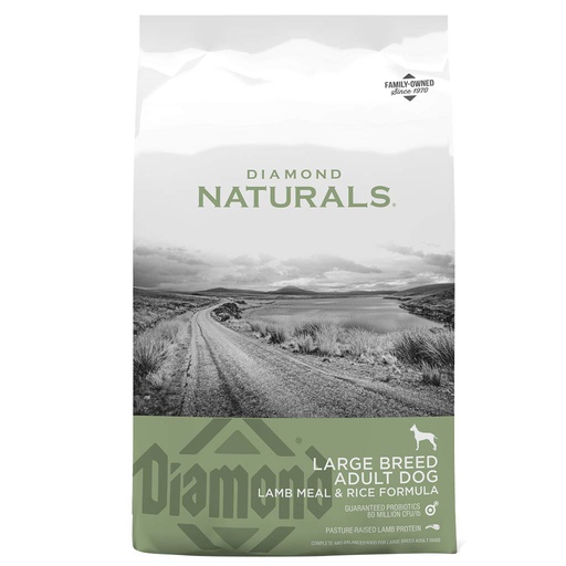 [10091518] DIAMOND NATURALS DOG LARGE BREED LAMB & RICE 40LB