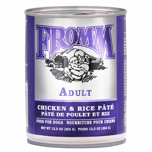 [10091524] FROMM DOG CLASSIC CHICKEN & RICE PATE 12.5OZ