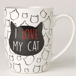 [10091552] PETRAGEOUS I LOVE MY CAT MUG 24OZ